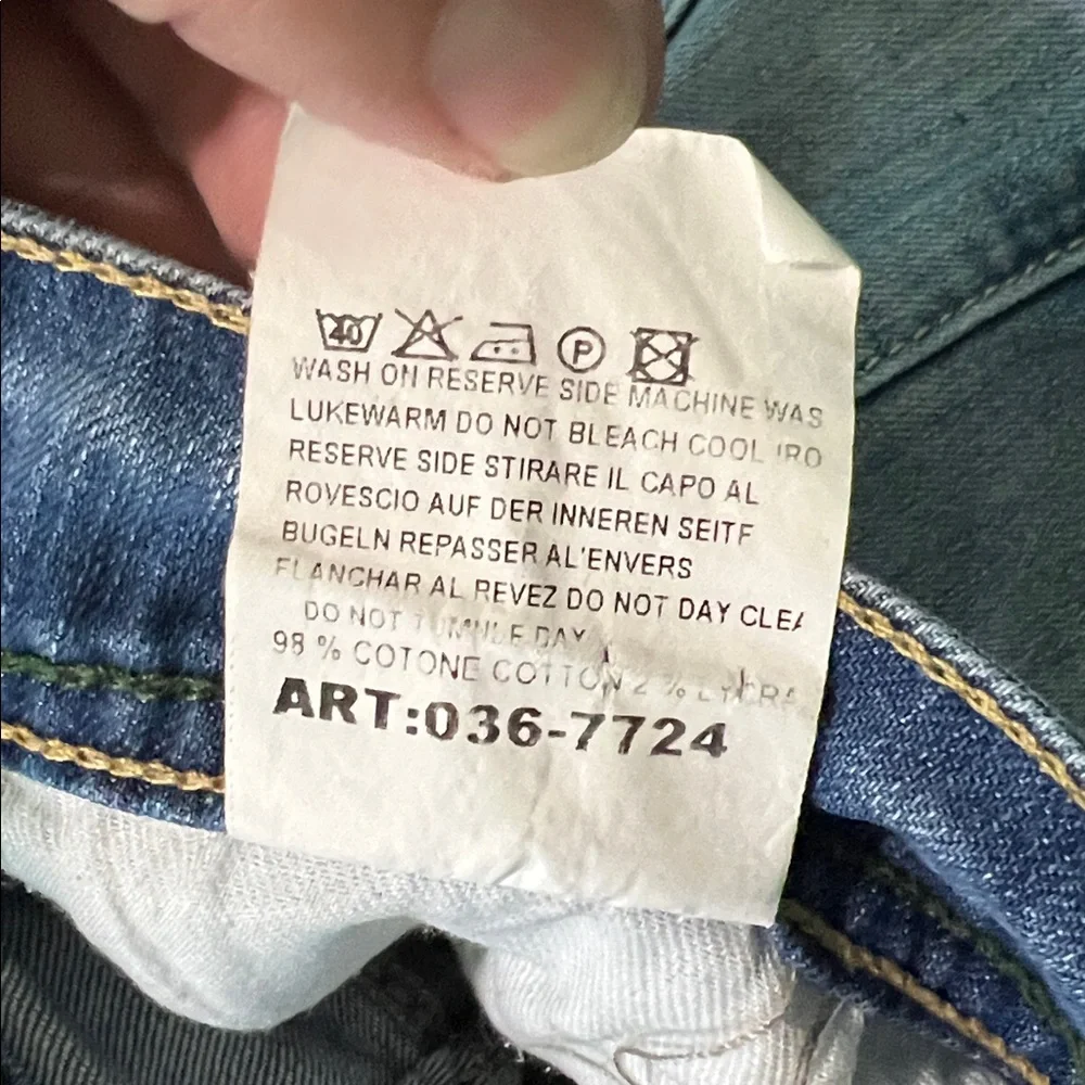 Philipp Plein Distressed Light Wash jeans size 27